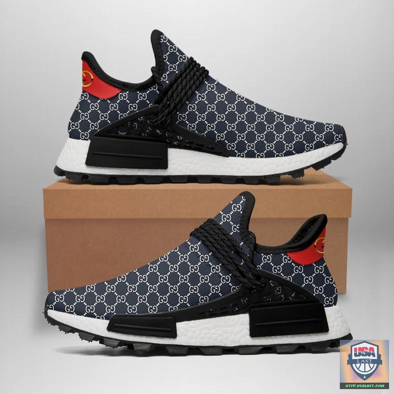 Best Sale Gucci Blue NMD Human Ultraboost Shoes