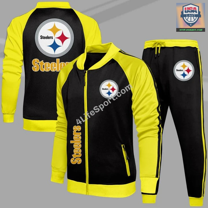 New Trend Pittsburgh Steelers Sport Tracksuits 2 Piece Set