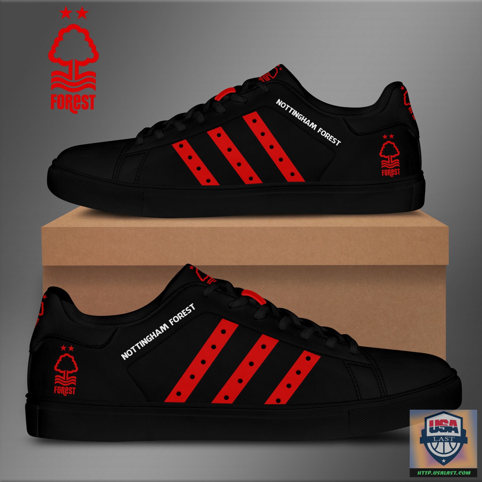 Good Quality EPL Nottingham Forest Football Club Stan Smith Shoes