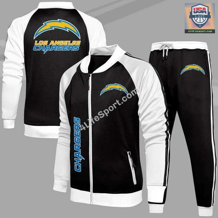 Up to 20% Off Los Angeles Chargers Sport Tracksuits 2 Piece Set