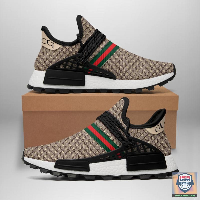 Best Sale Gucci Blue NMD Human Ultraboost Shoes