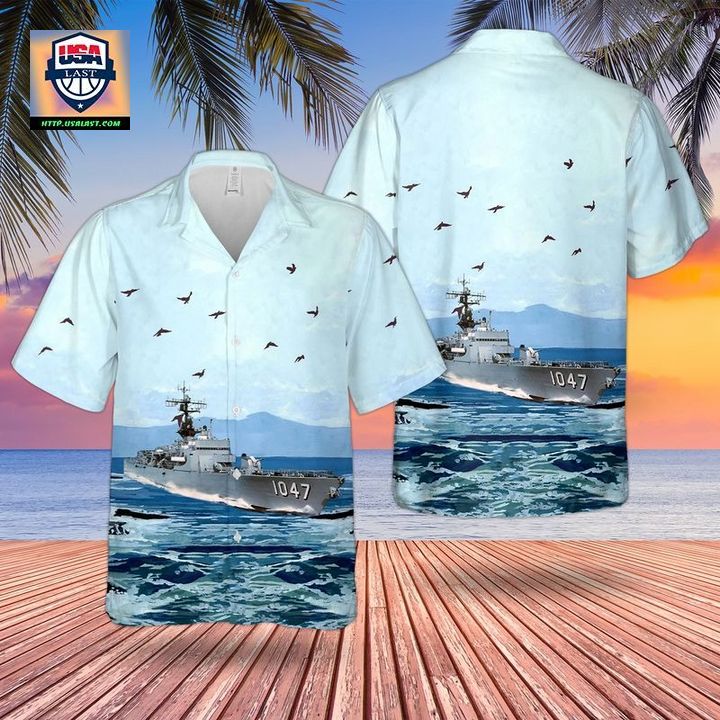 For Fans USS Voge (DE FF-1047) U.S Navy Ship Reunions Hawaiian Shirt