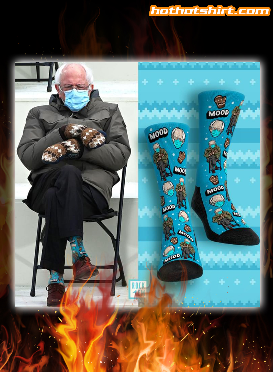 Bernie Sanders inauguration memes mood socks