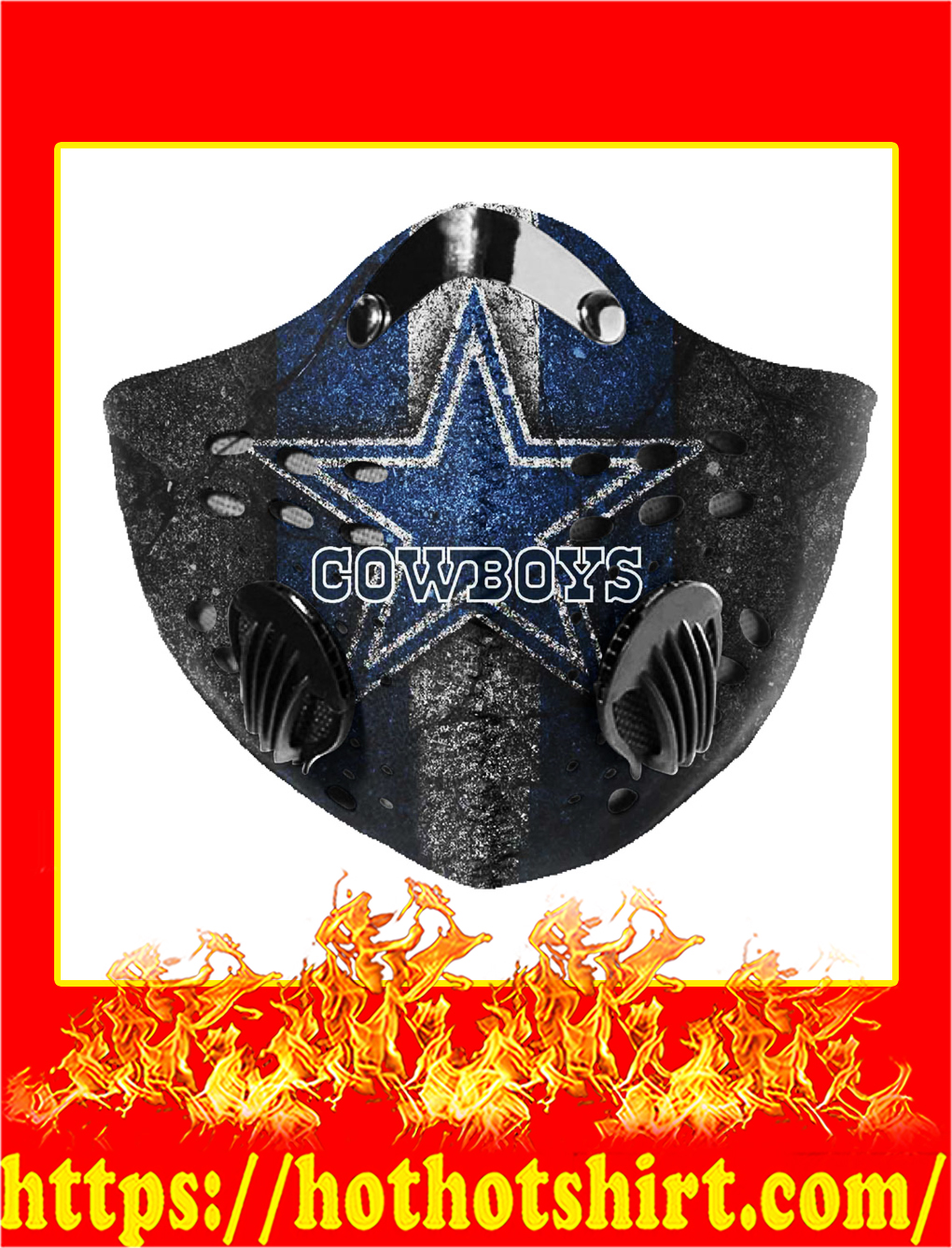 Filter Face Mask Dallas Cowboys
