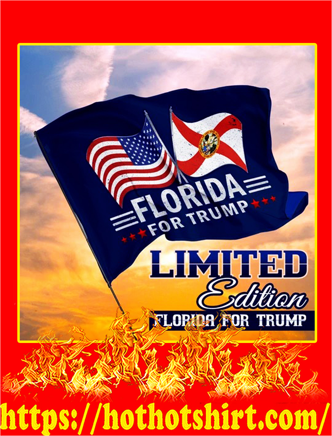 Florida for trump flag