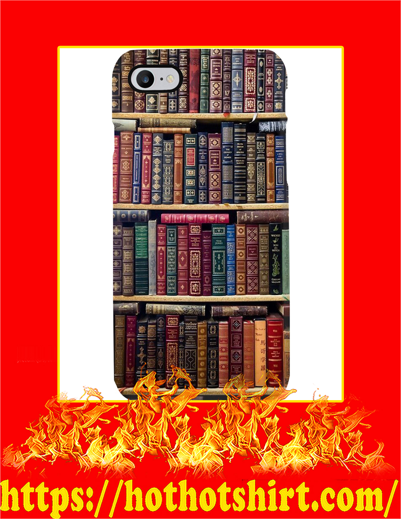 Librarian Bookshelf Phone Case