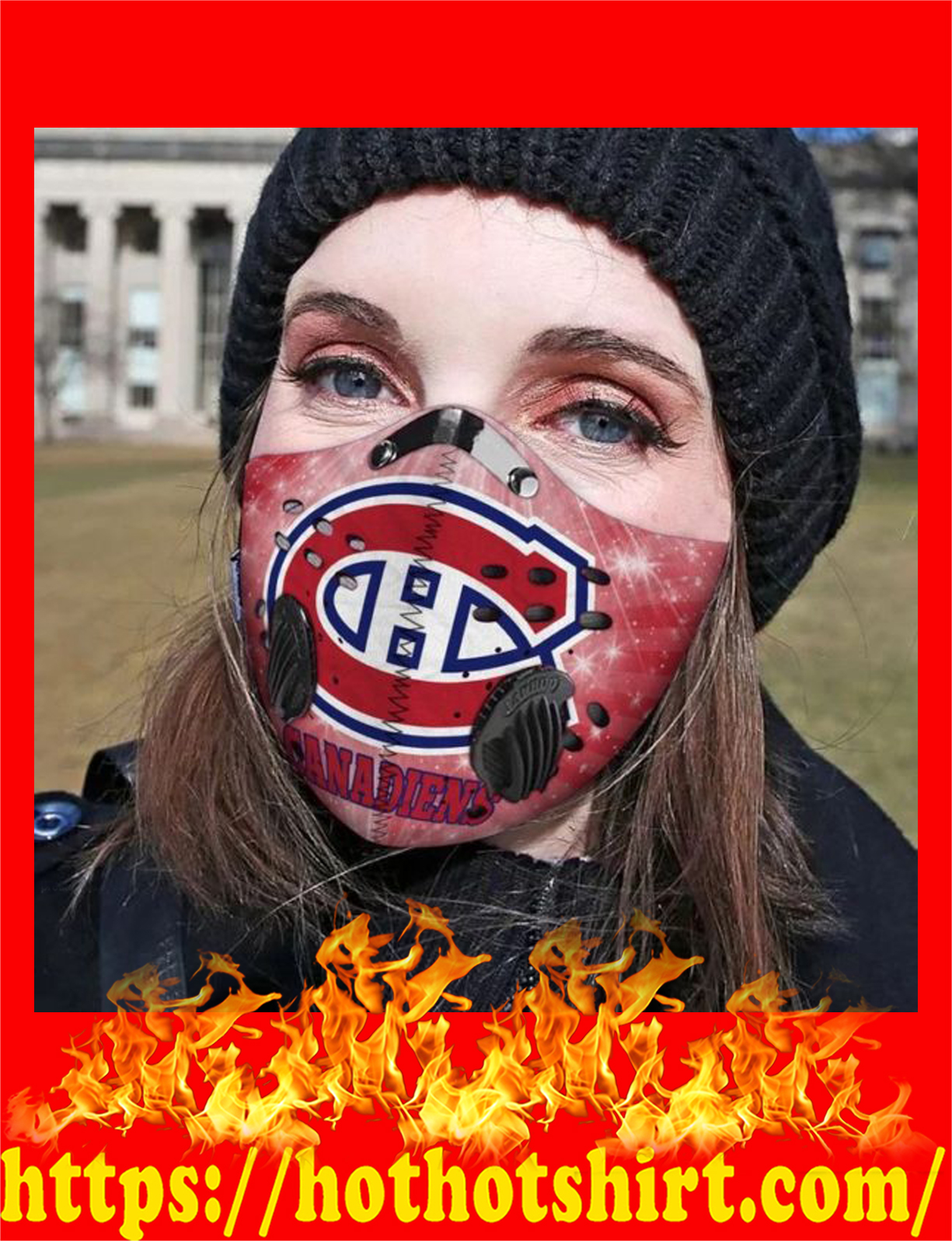 Montreal Canadiens filter face mask