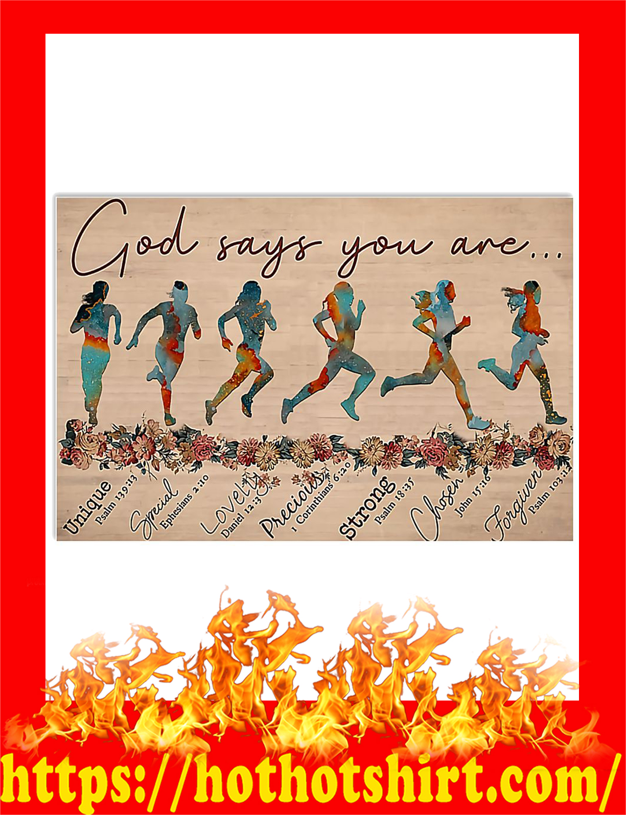 Running god say you are poster