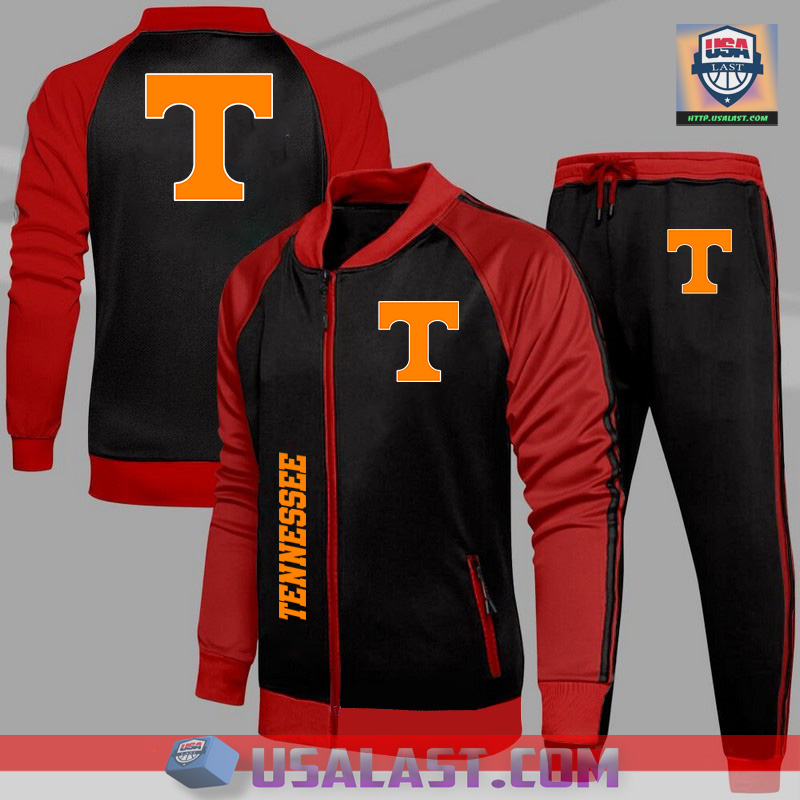 Shopping Tennessee Volunteers NCAA Team Sport Tracksuits 2 Piece Set