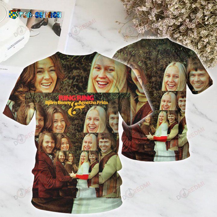 Best-Buy Abba Ring Ring Album Cover Short Sleeve Shirt