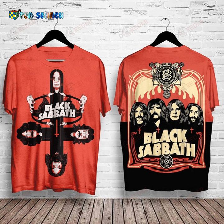 Esty Black Sabbath Rock Band 3D All Over Print Shirt