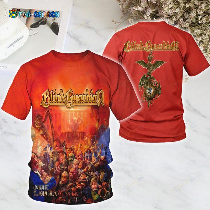 New Taobao Blind Guardian A Night at the Opera Album All Over Print Shirt