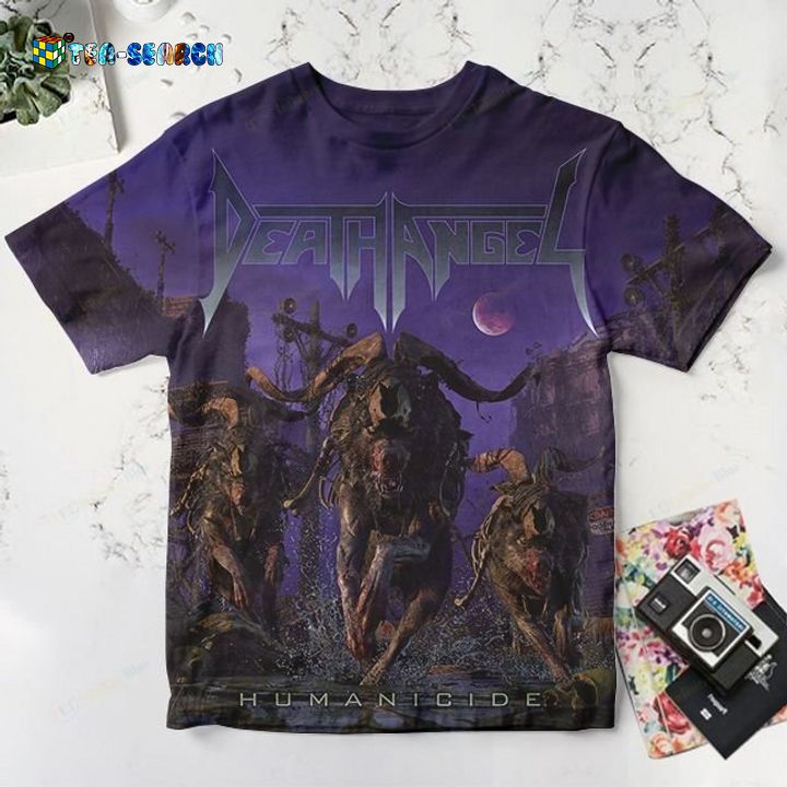 Here’s Death Angel Band Humanicide 3D All Over Print Shirt