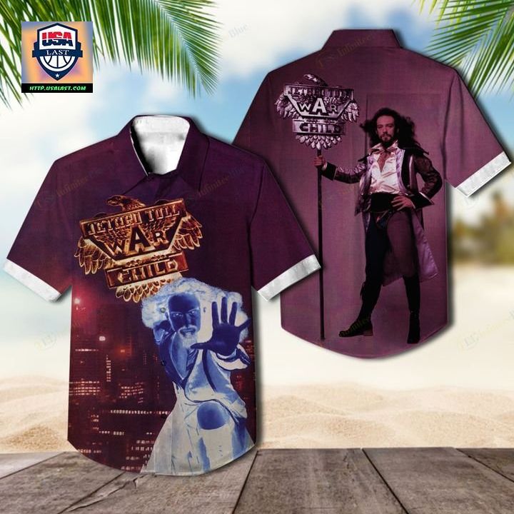 Luxurious Jethro Tull Band War Child Album Hawaiian Shirt