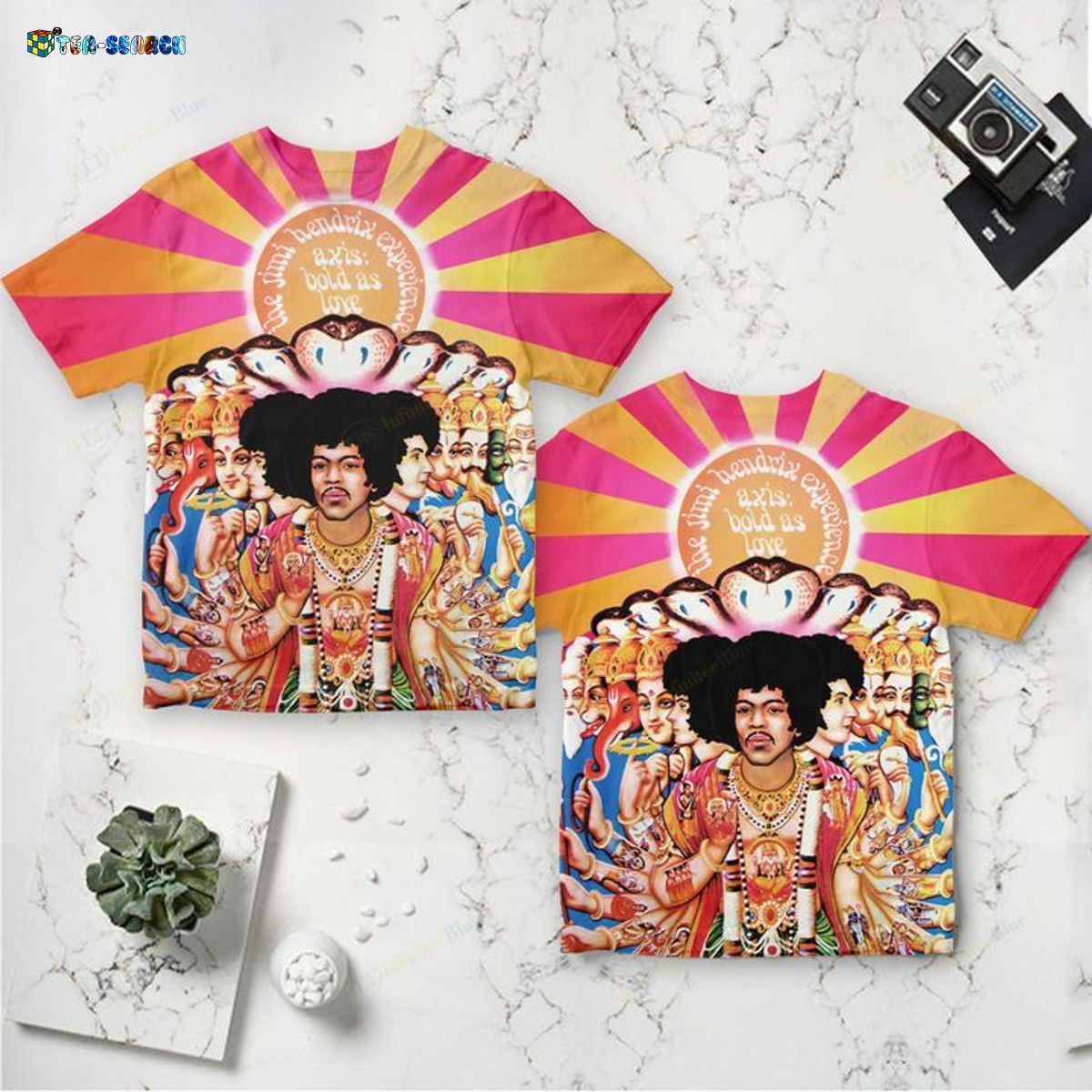 Welcome Jimi Hendrix Bold as Love 3D T-Shirt