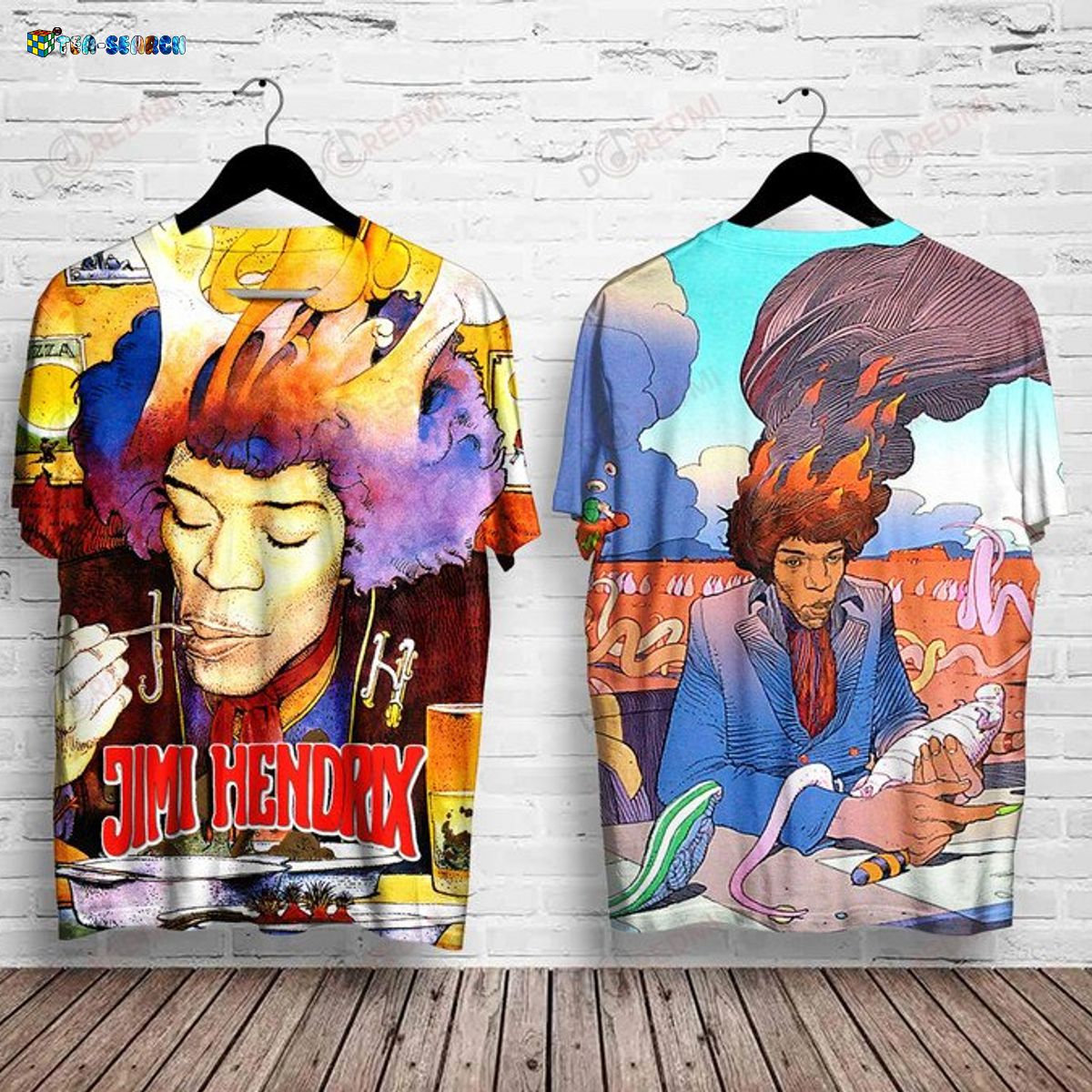 Unique Jimi Hendrix’s Voodoo Soup All Over Print Shirt