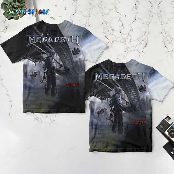 New Launch Megadeth Countdown to Extinction 3D All Over Print Shirt