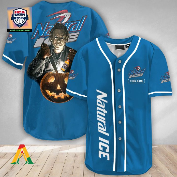 Top Rate Michael Myers Natural Ice Custom Name Baseball Jersey