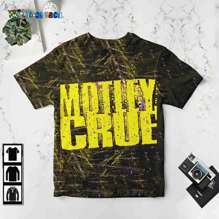 Saleoff Mötley Crüe 1994 Album 3D All Over Print Shirt