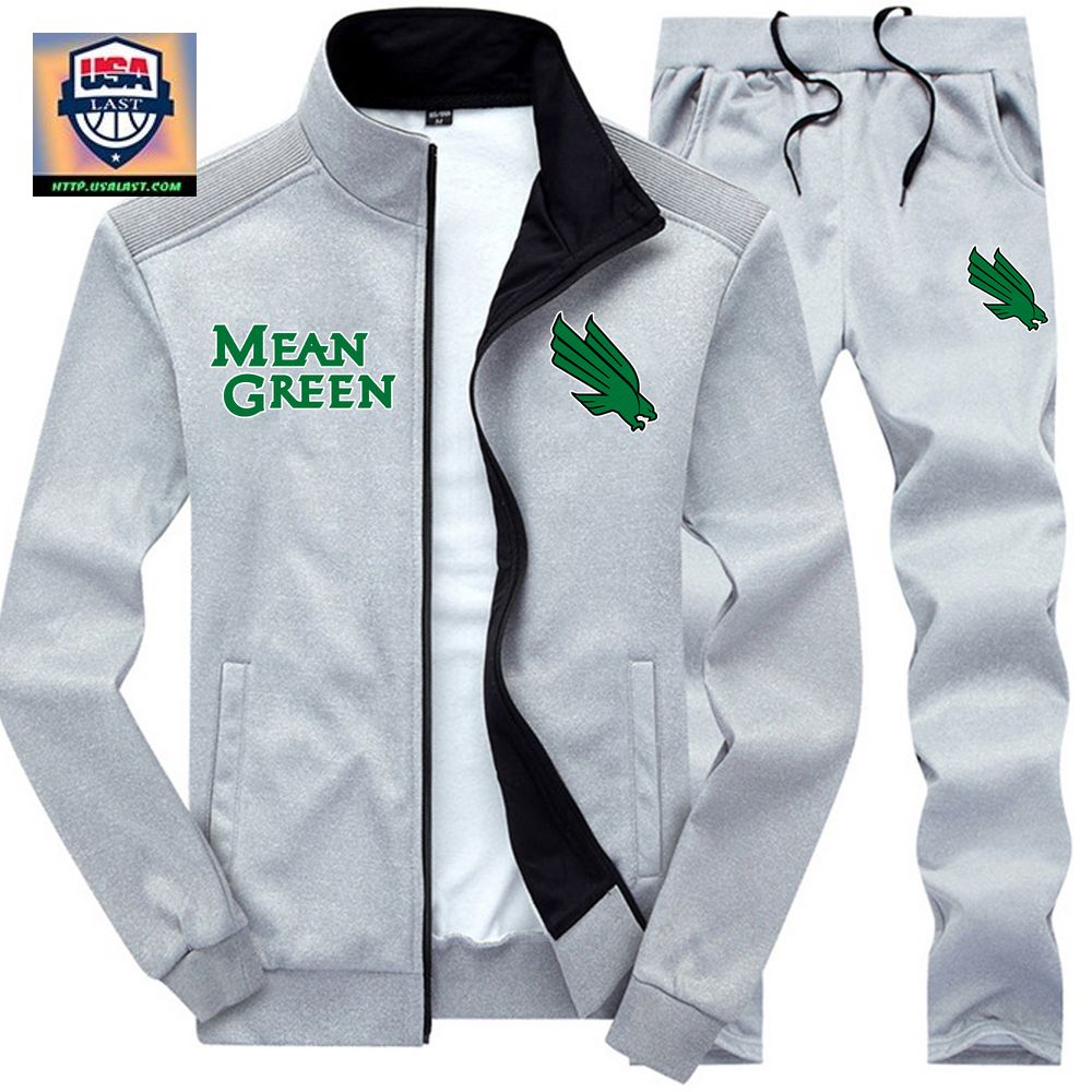 Luxurious NCAA North Texas Mean Green 2D Sport Tracksuits