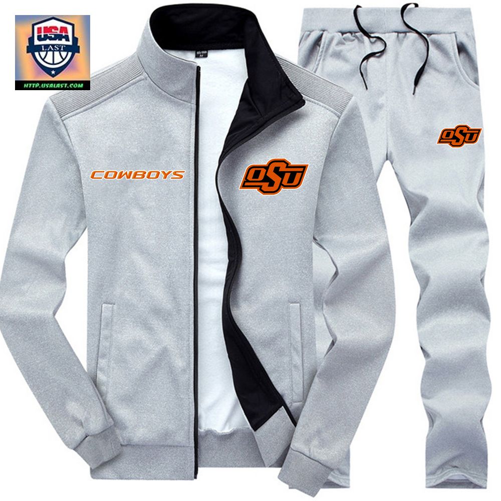 Hot Trend NCAA Oklahoma State 2D Sport Tracksuits