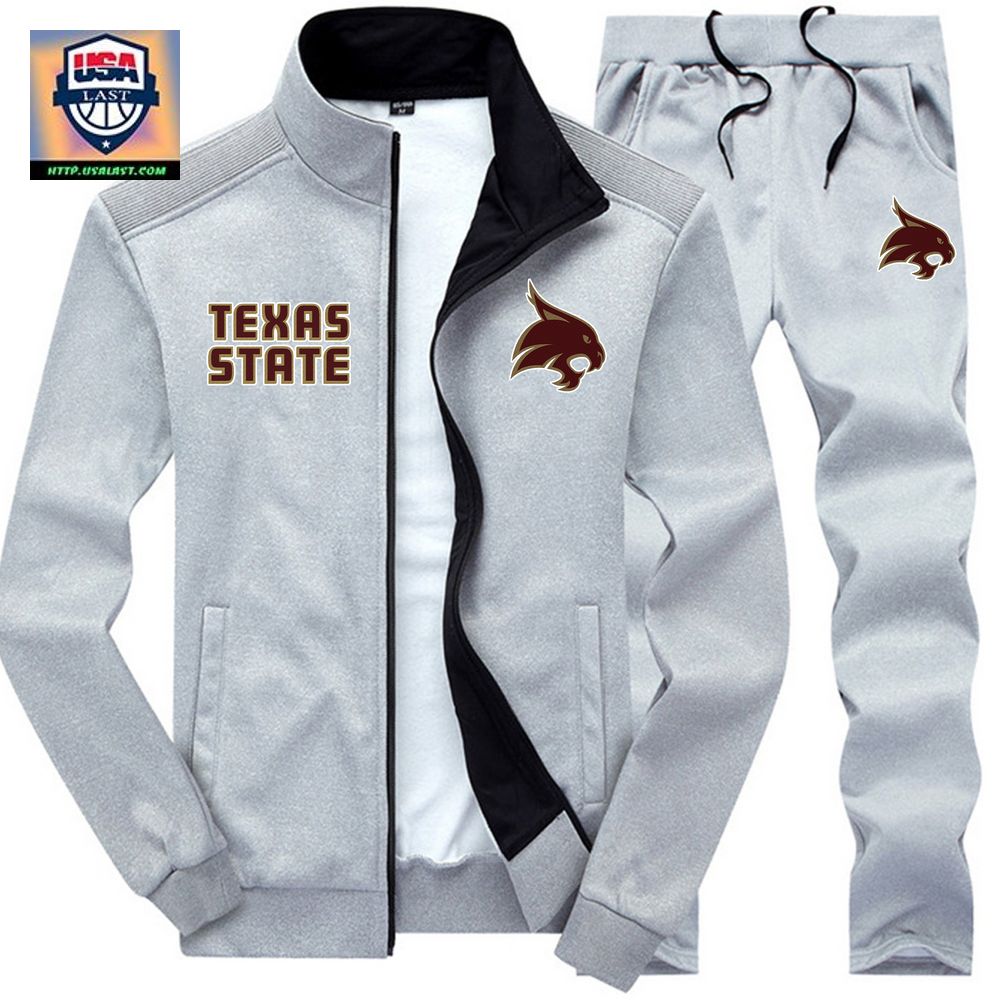 Coolest NCAA Texas State Bobcats 2D Sport Tracksuits