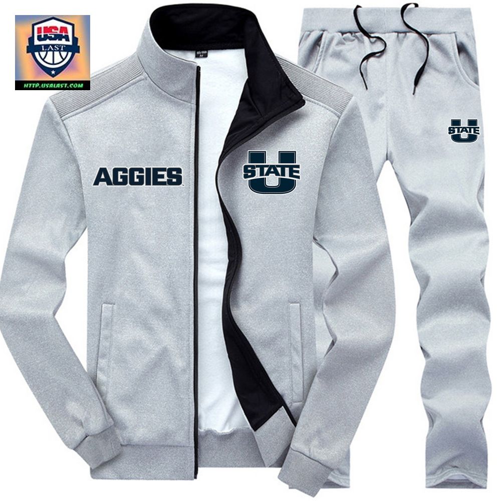 Best Quality NCAA Utah State Aggies 2D Sport Tracksuits