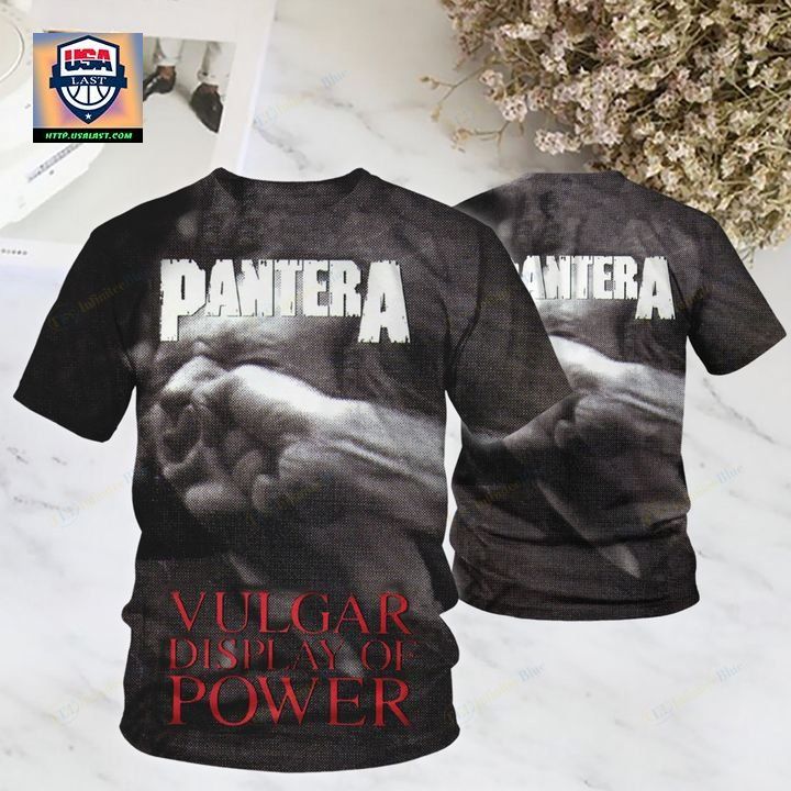 Top Alibaba Pantera Band Vulgar Display of Power 3D T-Shirt