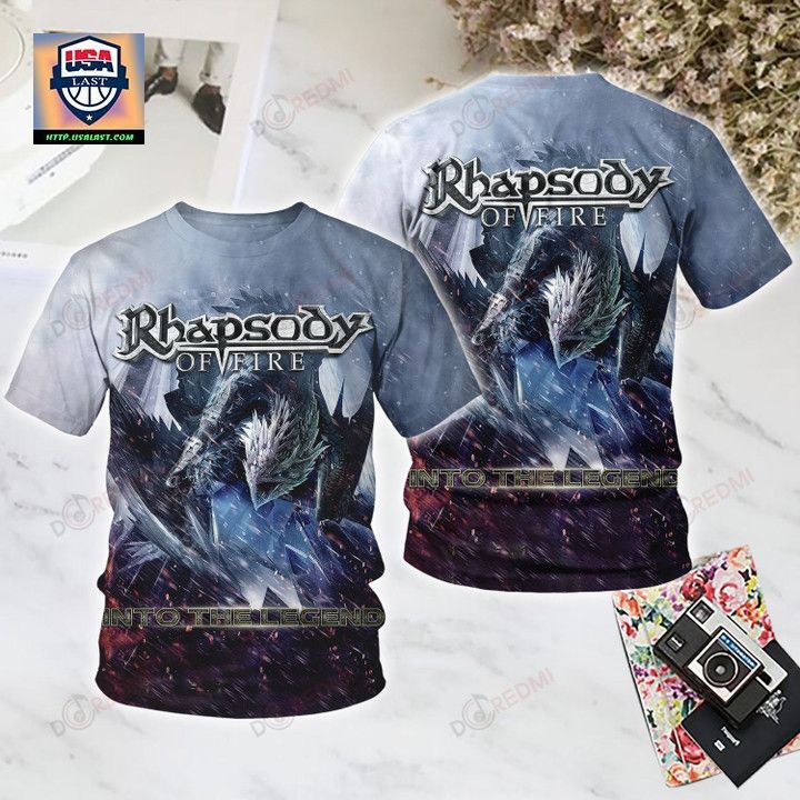 Top Rate Rhapsody of Fire Into the Legend 3D Shirt