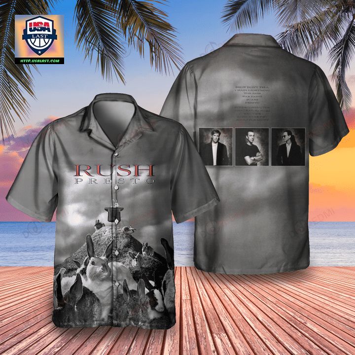 For Fans Rush Presto 1989 Album Hawaiian Shirt