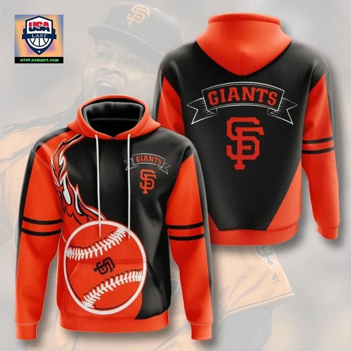 Where To Buy San Francisco Giants Flame Balls Graphic 3D Hoodie