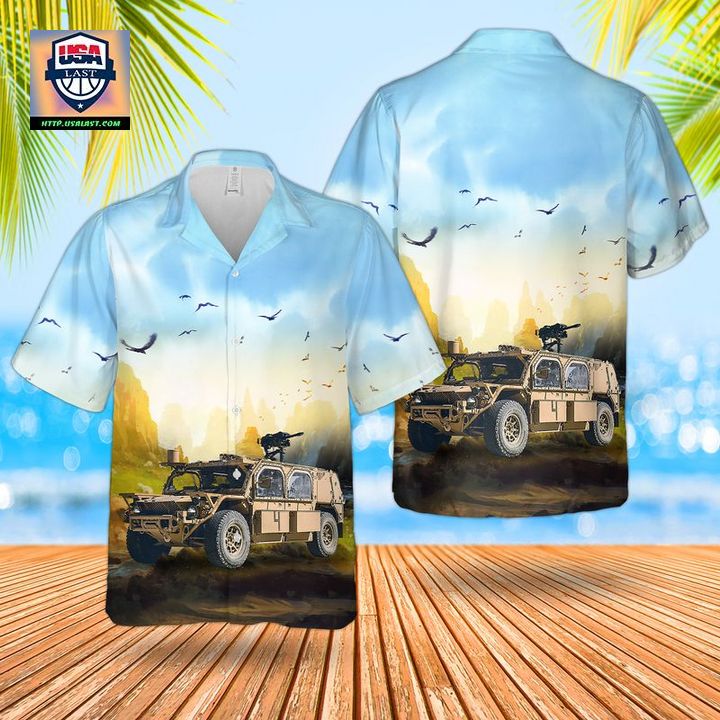 Beautiful US Army Special Operations Command M1288 GMV 1-1 Hawaiian Shirt