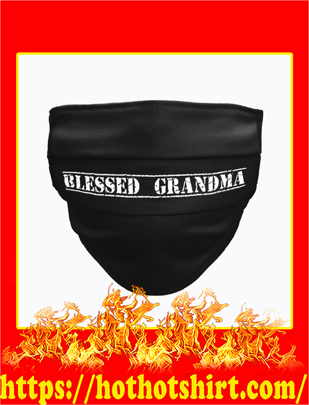 Blessed grandma face mask