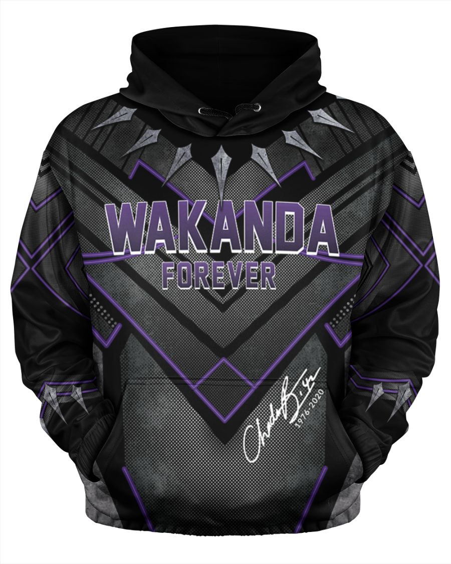 Chadwick boseman wakanda forever all over print hoodie
