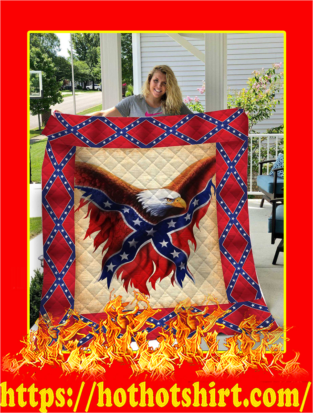 Confederate Eagle Quilt