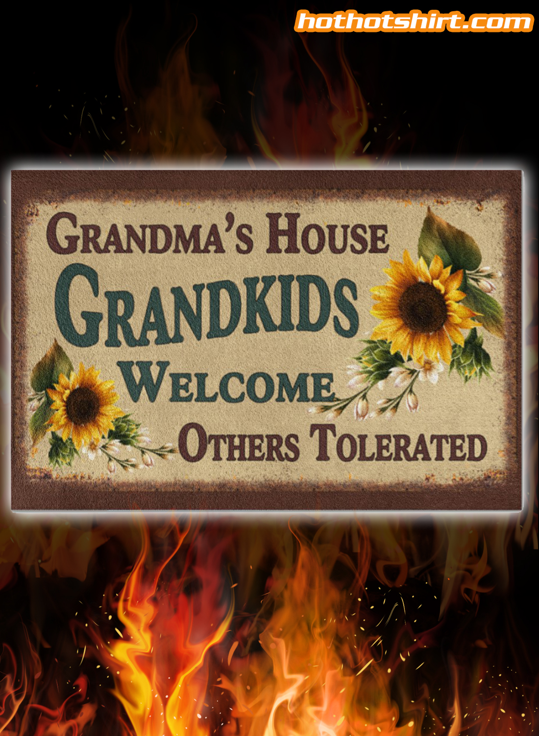 Grandma’s house grandkids welcome other tolerated doormat
