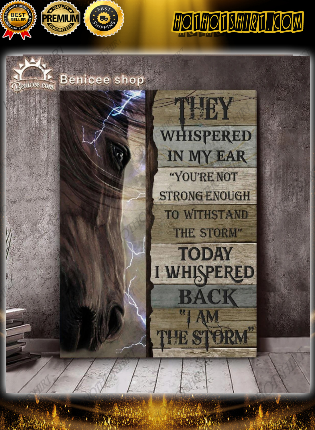 Horse i am the storm poster