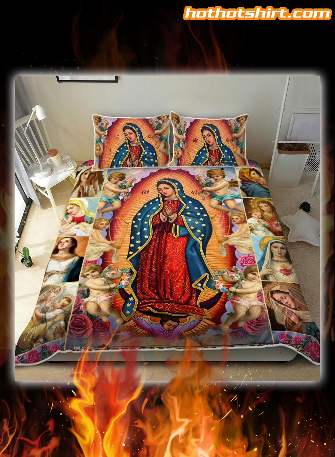 Our Lady of Guadalupe Bed Set