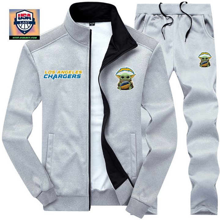 Best Selling Baby Yoda NFL Los Angeles Chargers 2D Tracksuits Jacket