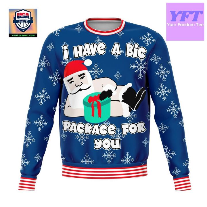 Esty Big Package For You Meme 2022 Design 3d Ugly Christmas Sweater