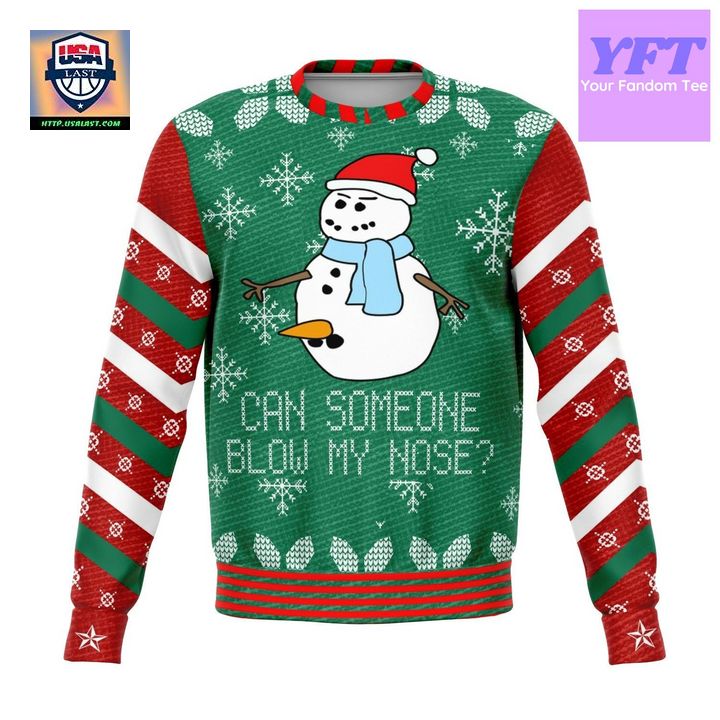 For Fans Can Someone Blow My Nose Dank Meme 3d Ugly Christmas Sweater