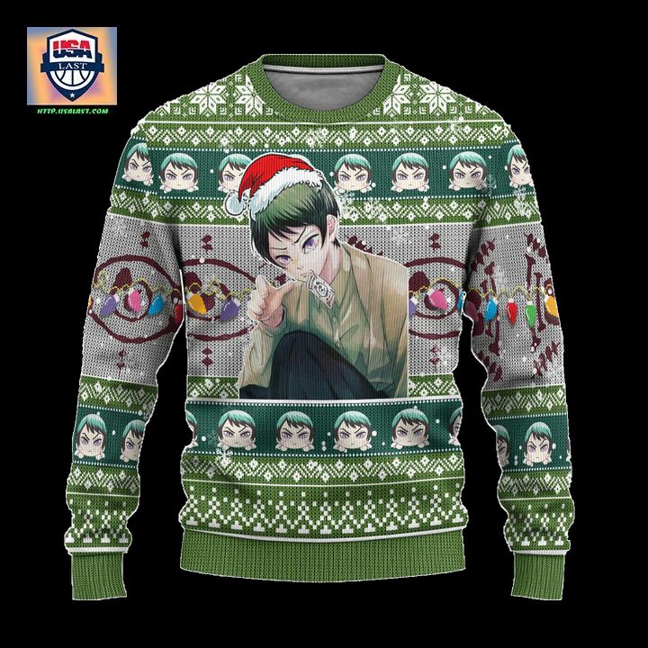 Demon Slayer Zenitsu Agatsuma Anime Ugly Christmas Sweater Xmas Gift