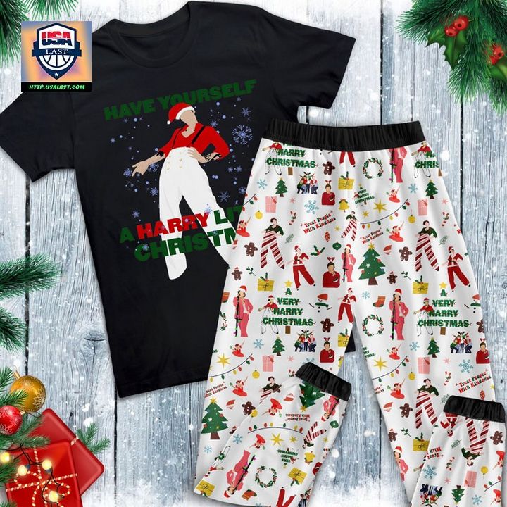 Harry Styles Have Yourself A Harry Little Christmas Pajamas Set
