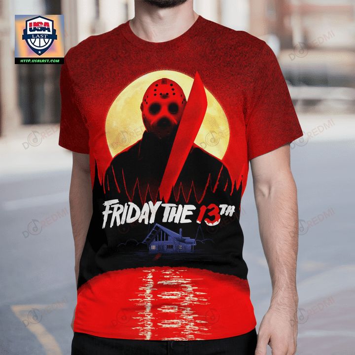 Rare Jason Voorhees Friday the 13th New Model 3D Shirt Ver11