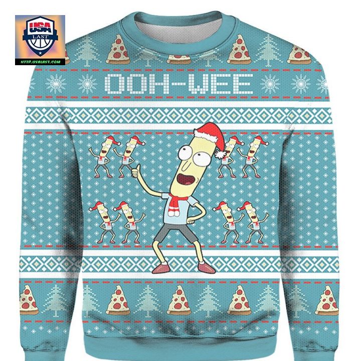 Mr Poopy Butthole Rick And Morty Ugly Christmas2022 Sweater