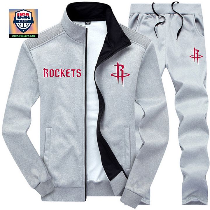Great NBA Houston Rockets 2D Tracksuits Jacket
