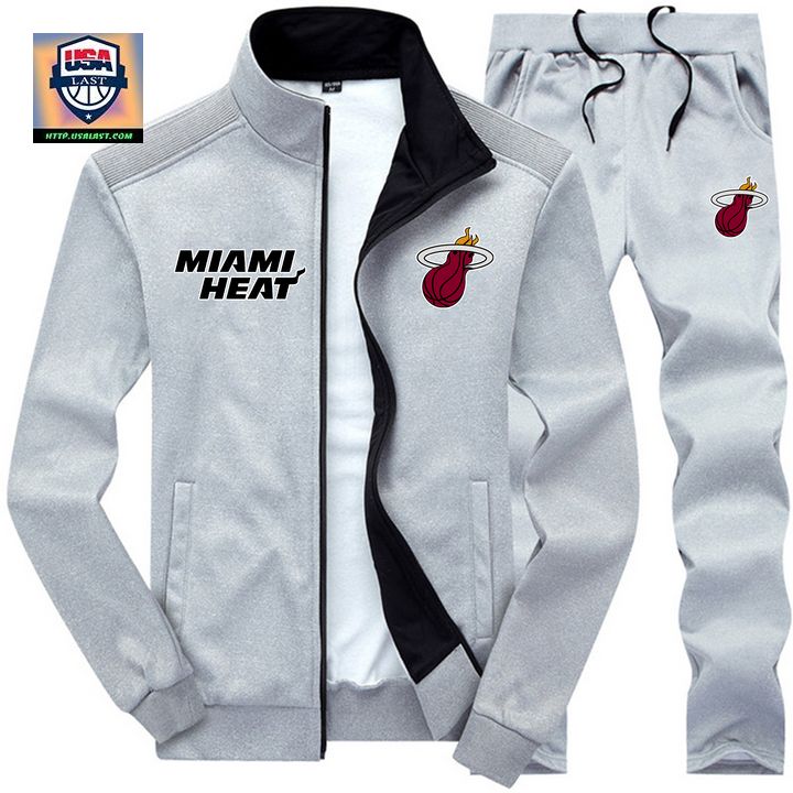 Hot NBA Miami Heat 2D Tracksuits Jacket