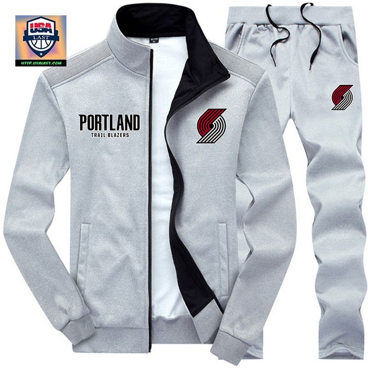 Luxurious NBA Portland Trail Blazers 2D Tracksuits Jacket