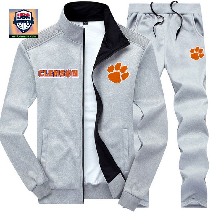 Luxury NCAA Clemson Tigers 2D Sport Tracksuits