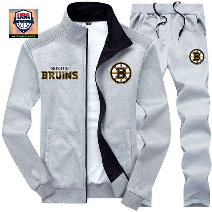 New Taobao NHL Boston Bruins 2D Tracksuits Jacket